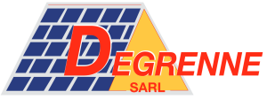Logo Degrenne SARL, entreprise spécialisée dans la pose de panneaux solaires et photovoltaïques.