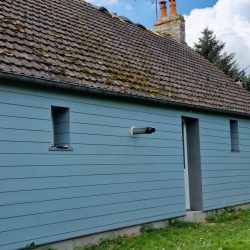 Bardage sur isolation exterieur